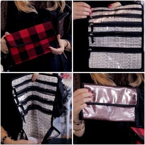 Jewelry Roll- Buffalo Plaid